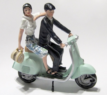 500809 - Two people on a VESPA