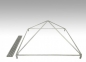 Preview: 77589 - Zubehoer: Pavillon 1:24 - Metallgestaenge verchromt