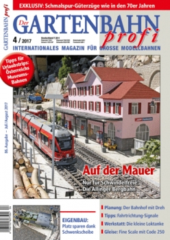 Der GARTENBAHNprofi -  akutelle Ausgabe Nr. 7 / 2017