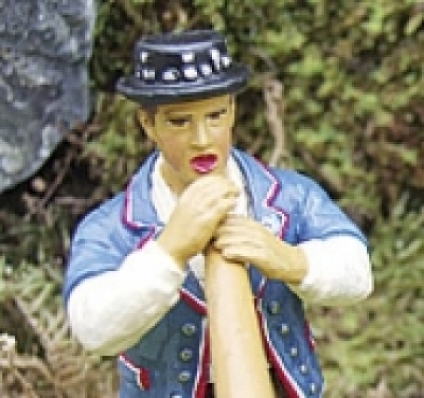 550012 - Alphornblaeser blaue Tracht - Kunststoff
